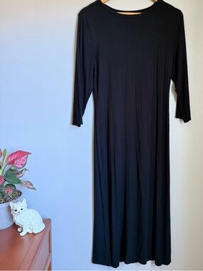 sexy classy flattering form fitting ribbed bodycon 3/4 sleeve midi dress